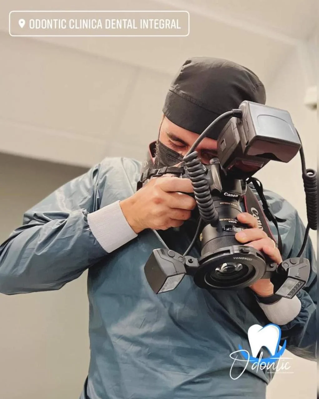 Detalle de equipo dental de alta gama para procedimientos estéticos